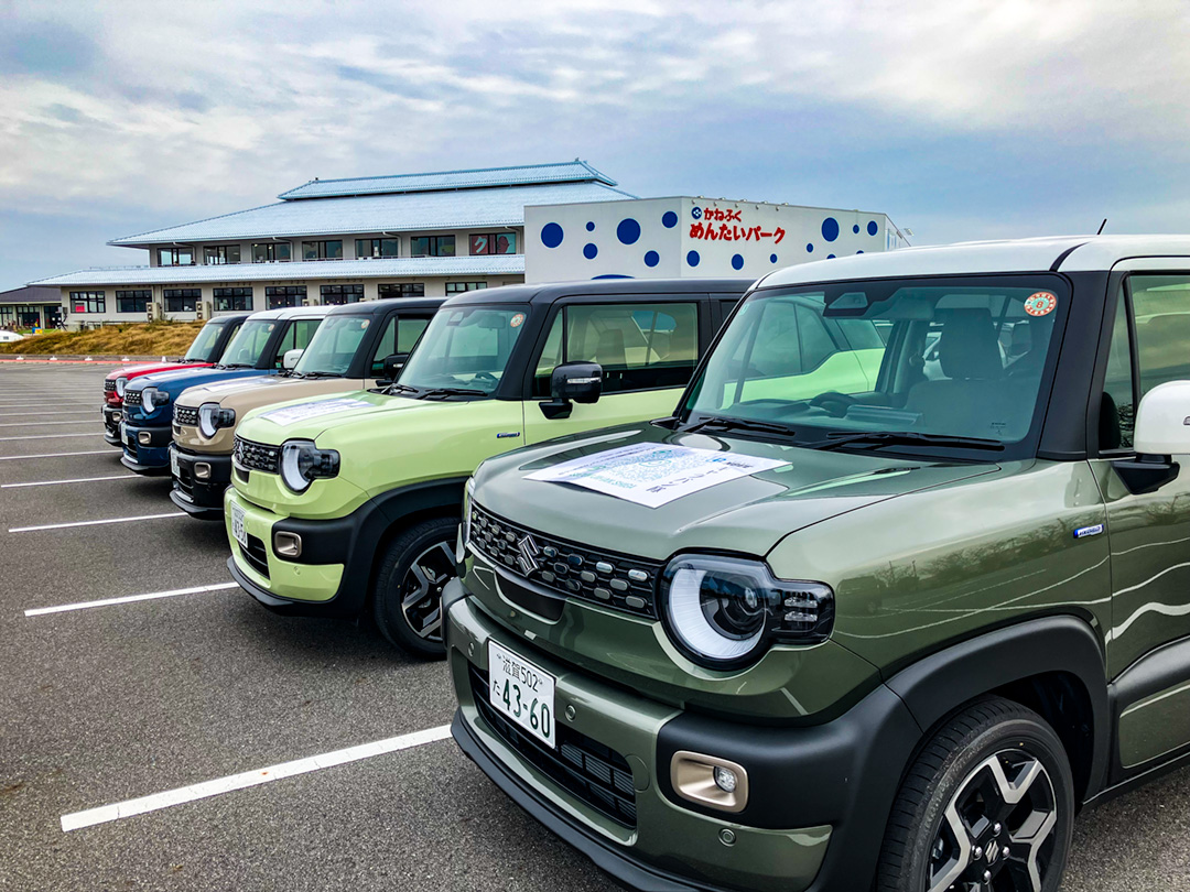 カラーラインナップが一目で分かる