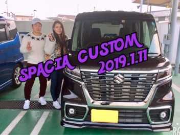 K様スペーシアカスタムご納車＊+○