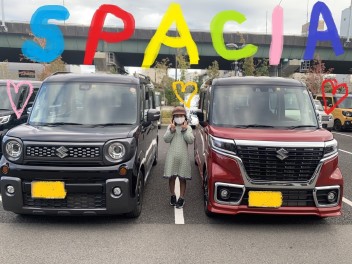 S様☆スペーシアカスタム納車させていただきました