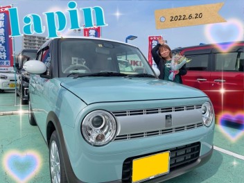 Ｌａｐｉｎ納車しました♪