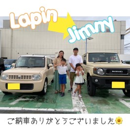 ☆　ジムニーご納車です　☆