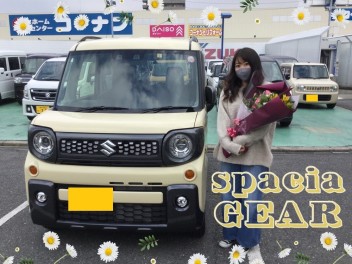 スペーシアギア納車式♪