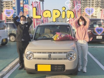 ラパン納車しました♪