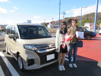 新車ソリオご納車です！！