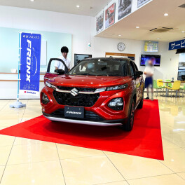 新型フロンクス展示車入りました！24日～27日アリーナ宇部西、29日～31日アリーナ山口西にみにきてくださいね！