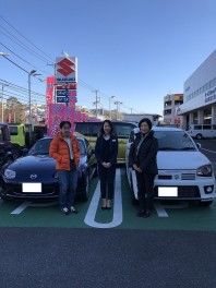 初のスズキ車！アルトワークスをご納車♪