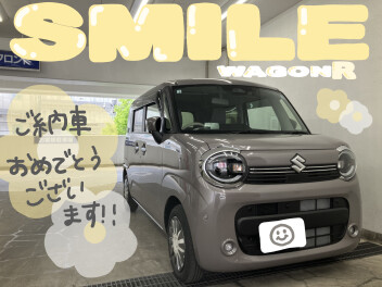 ワゴンRスマイルご納車いたしました☆