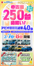 軽・中古車フェアinアピオ