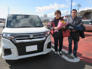 新車ソリオご納車です！！