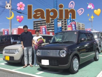 ラパン納車しました！