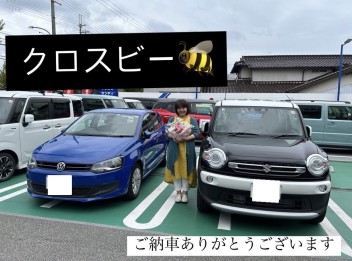 クロスビーご納車しました