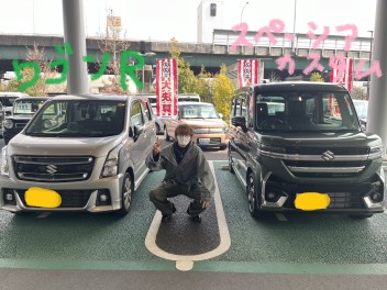 Y様☆スペーシアカスタム納車させていただきました