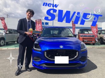 ☆NEW　SWIFT☆ご納車いたしました！