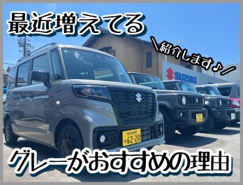 人気です！グレーのお車☆