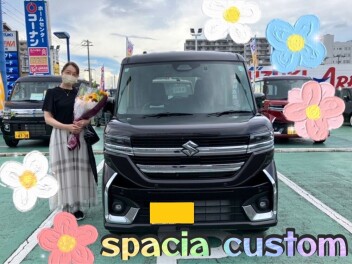 スペーシアカスタム納車♪