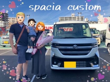 スペーシアカスタム納車☆