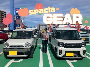 新型スペーシアギア納車第一号☆☆