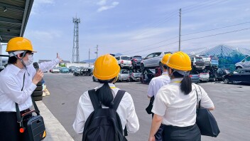 2025年度入社　新入社員研修　リサイクルセンターに行ってきました！！