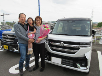 新車スペーシアカスタムご納車です！！