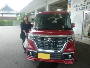 スペーシアカスタム　ご納車いたしました！！