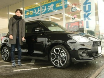 スイフトスポーツ　ご納車いたしました！！