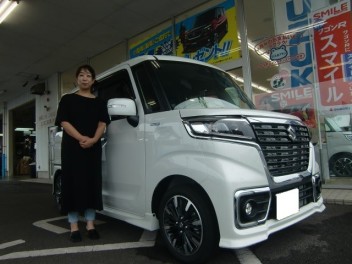 ☆★☆★☆★スペーシアカスタムご納車いたしました☆★☆★☆★