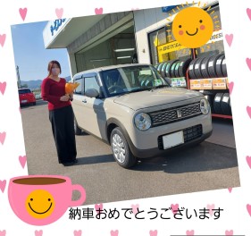 ラパン納車おめでとうございます！