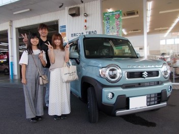 新型ハスラーＸターボご納車いたしました！！