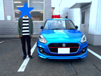 爽やかな青色☆スイフト納車