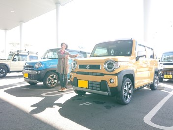 山ガール！ハスラー納車です☆