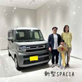 新型スペーシアご納車させていただきました！