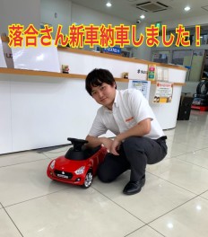 落合さんスイフトキッズカー納車しました！？