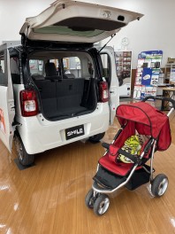 実際問題、ワゴンＲスマイルにベビーカーは乗るのか？検証してみた。