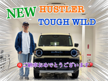 新型ハスラーを納車させていただきました！
