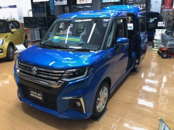 新型ソリオ展示中！！