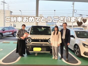 ハスラー　タフワイルド　ご納車です(*'ω'*)