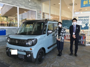 S様スペーシアギア納車おめでとうございます！