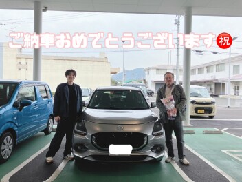 スイフト　納車しました(*'ω'*)