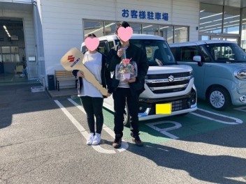 祝！スペーシアカスタムご納車！