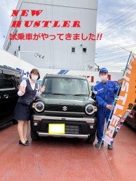 新型ハスラー試乗車がやってきました!!