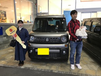 スペーシアギア、納車させていただきました！