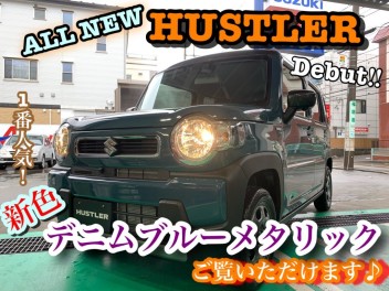 ALL　NEW　HUSTLER　大好評発売中！