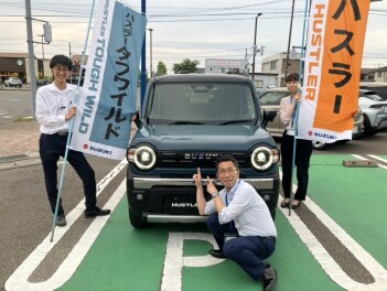 ＮＥＷハスラーの試乗車きましたー！！