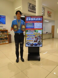 ＼　伊藤陸選手　優勝しました　／