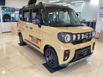 スペーシアギアの展示車が来ました！