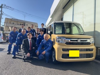 新型スペーシア試乗車があざみ野店に！！