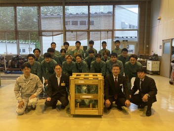 山形職業能力開発専門校様・山形明正高校様へエンジンを寄贈しました！