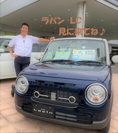 ラパンの展示車来ました(^^♪
