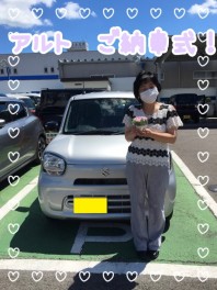 アルト　ご納車式♡