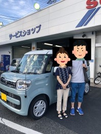 スペーシア納車おめでとうございます！